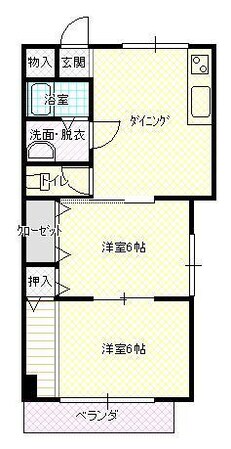 ホープヒルサガラの物件間取画像